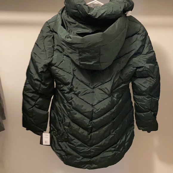 Steve Madden Puffer coat.  L.  Forest Green. - Picture 3 of 6